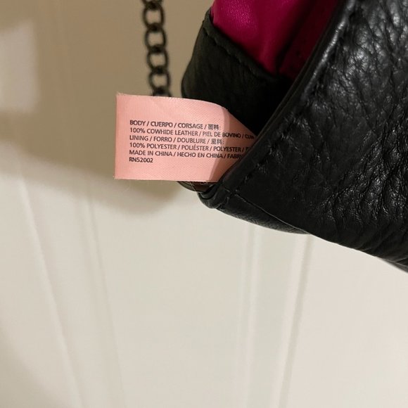 Juicy Couture Black Jewelled Mini Leather Crossbody Bag - Picture 8 of 8